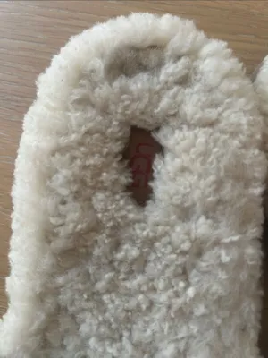 UGG Cozetta Braid slippers cream, Size 12, Preowned thumbnail 8