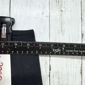 White House Black Market‎ Skirt Women Size 6 Black Straight Pencil Midi Zip Back thumbnail 2