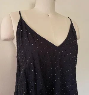 Free People NWOT  Beaded Tank thumbnail 2