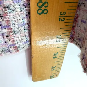 Aqua Rainbow Tweed Mini Dress Womens Small Pink‎ Multi Preppy Classic Feminine thumbnail 15