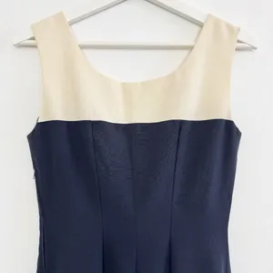 Marina Babini Dress‎ Size Medium Vintage Wool Sleeveless Button Garden Party thumbnail 9