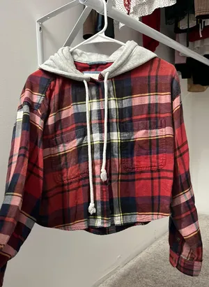 American Eagle Outfitters Cropped Flannel thumbnail 1