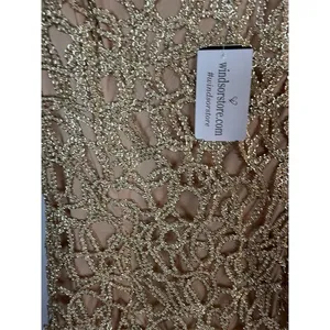 Windsor Dress Womens S Gold Gold Beaded Sequin Bodycon Mini V-Neck thumbnail 15