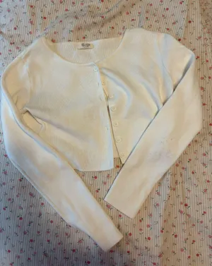Brandy Melville White Long Sleeve Crop thumbnail 2