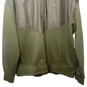 Nike Icon Clash Olive Green Half Zip Hoodie Windbreaker‎ Panel Pullover Sz M thumbnail 5