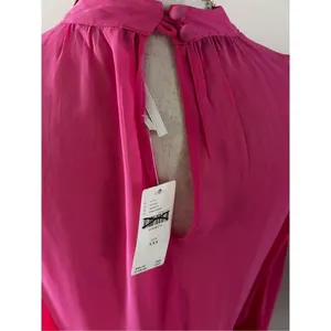 Anthropologie Long Sleeve Sheer Tunic Dress pink, Size xxs thumbnail 8