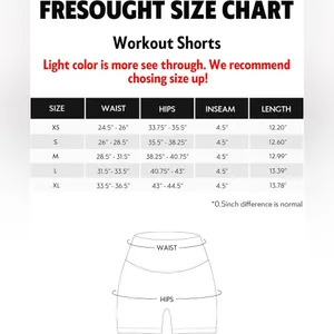 FRESOUGHT Workout GymButr Scrunch Tummy Control High Waisted Shorts Pink thumbnail 5