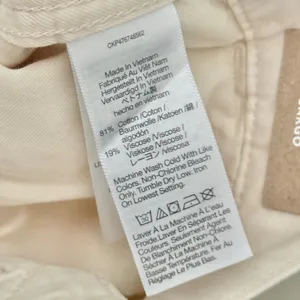 NWT Madewell Garment Dyed Low Slung Straight Cargo Pants Vintage Linen Beige 29 thumbnail 12