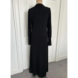 Madewell $168 Merino Wool Sweater Midi Dress Black NT938 Size S thumbnail 10