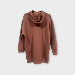 Nike Air Oversized Hoodie Sweatshirt Dress Mauve Rose Gold S thumbnail 5