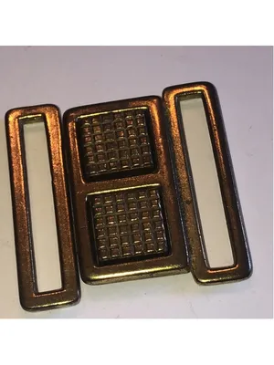 Vintage Brass Tone Retro Boho Belt Buckle thumbnail 2