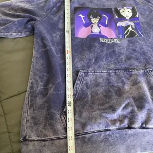 Source Unknown RetroKid X Beetlejuice Lydia Purple Graphic Womans Hoodie 2XL thumbnail 3