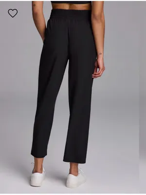 RBX Black High-Waist Relaxed Tapered Joggers thumbnail 2