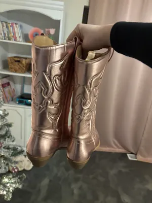 Cowgirl Boots Pink Size 9 thumbnail 3