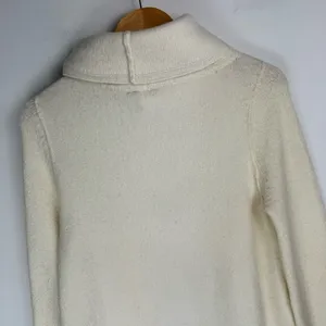 Anthropologie Akemi Kin Wool Alpaca Turtleneck Sweater Sz Small Fringe Trim thumbnail 11