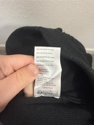 FP Beach Free People Freya Sweater Pants Black Linen Blend Balloon Joggers XS thumbnail 8