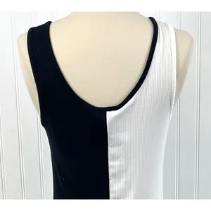 Tommy Jeans Tank Dress Womens Size Small‎ Ribbed Colorblock Preppy Coastal thumbnail 8