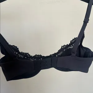 Skims Fits Everybody unlined underwire Lace Scoop Bra Onyx Black NWT 30B thumbnail 5