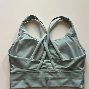 lululemon athletica Energy Bra Long Line B-D Cup Hazy Jade -Size 4 thumbnail 4