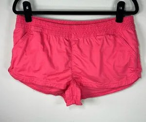 Abercrombie & Fitch 1.5" Shorts Karena Pink Pull On Pockets Embroidered Moose XL thumbnail 1