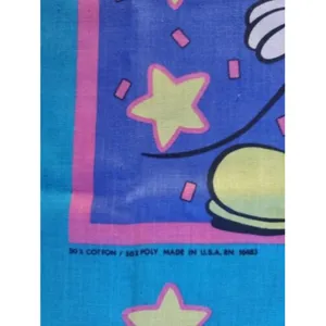 VTG The Walt Disney Company Mickey Mouse Hankerchief 21"×22 Bandanna 198… thumbnail 3