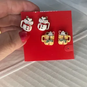 Coco + Carmen NWT Christmas Holiday pierced earrings lot thumbnail 5