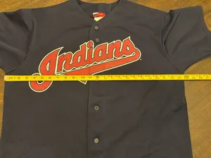 VTG Majestic Cleveland Indians Jim Thome Jersey-USA-Large thumbnail 9