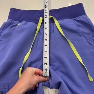 FIGS Zamora High-Rise Jogger Scrub Pant in Blueberry Size Small Petite thumbnail 8