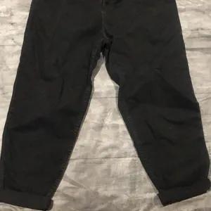 Zara black elastic waist jeans size medium thumbnail 4