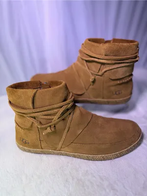 UGG Men's Chestnut/Tan Suede Ankle Boots thumbnail 4