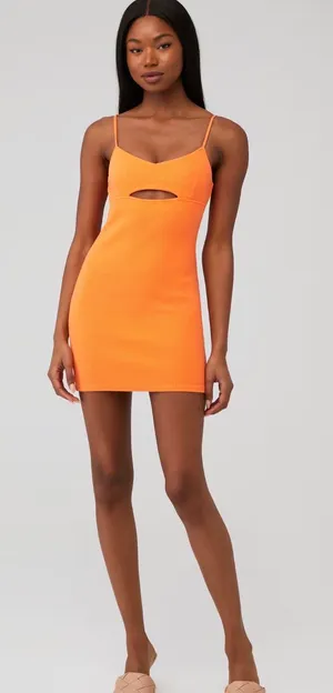 Orange Steve Madden BB Dakota Dress thumbnail 1