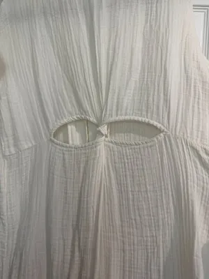 By Anthropologie The Lucia Dress Sheer Cover Up Coverup Size Large thumbnail 8