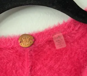 Free People One Allegra Cardigan Hot Pink Size Small XSmall thumbnail 3
