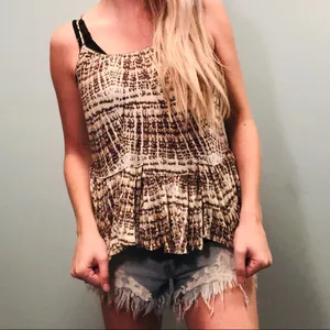Free People flowy tank top size small! thumbnail 2