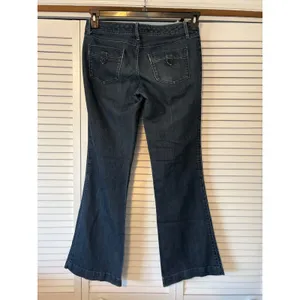 Banana‎ Republic Dark Wash Flare Jeans Women's Size 28 6R Bootcut Denim thumbnail 2