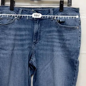 Lee Modern Series Curvy Fit Bootcut Jeans Medium Wash Blue Size‎ 12S Short thumbnail 7