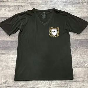 Royce Apparel Missouri Tigers Short Sleeve T Shirt Womens L Mizzou V Neck Black Wash Cotton thumbnail 1