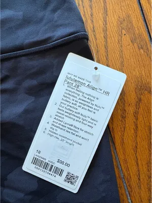 Lululemon Align High Rise 28” Heritage Camo Deep Coal Multi Size 18 NWT thumbnail 4