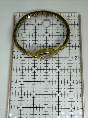 Vintage Timex Gold Tone Oval Quartz Watch Stretch Bracelet CR1216 Philippines 6” thumbnail 6