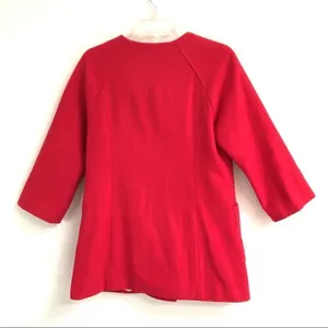 Old Navy wool blend hidden button up coat S‎ thumbnail 5