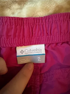 Columbia Women's Fuschia Drawstring Shorts | XL thumbnail 3