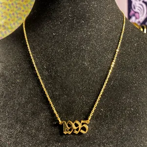 THE ORIGINAL BIRTH YEAR NECKLACE Stainless Steel thumbnail 2