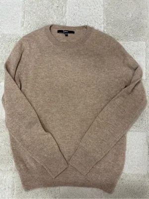 Quince Mongolian Cashmere Crewneck Sweater - Oatmeal thumbnail 5