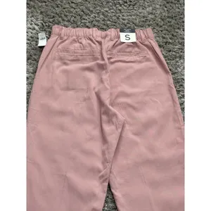 GAP 90s Loose Women’s High Rise Wide Leg Trousers Pink Size S Coastal Boho NWT thumbnail 4