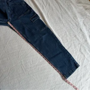 Pilcro Mid-Rise Slim Straight Leg Jeans Cargo Pockets 30 thumbnail 12