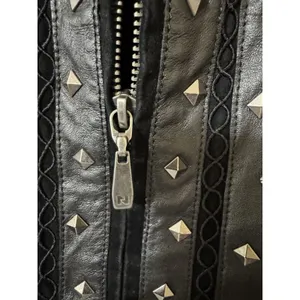 EUC VTG‎ Peter Nygard Leather Suede Knit Vest - size L Run Big Fit XL DEADSTOCK thumbnail 4