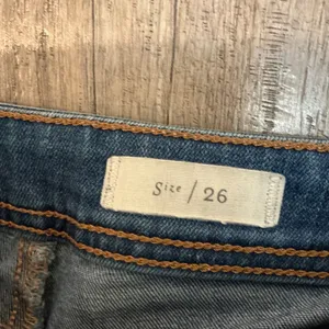 Pilcro Flare Leg Jeans Patchwork Pockets High‎ Rise Denim Size 26 thumbnail 4