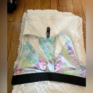 VSX - Pink - Tie-Dye Ultimate Lightly Lined Sports Bra thumbnail 4