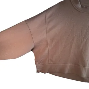 YPB Abercrombie &‎ Fitch Motion Oversized Cropped Sweatshirt Brown XL Athleisure thumbnail 8