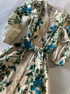 Tuckernuck Cerulean Vine Cotton Poplin Lachlan Dress - Small thumbnail 9
